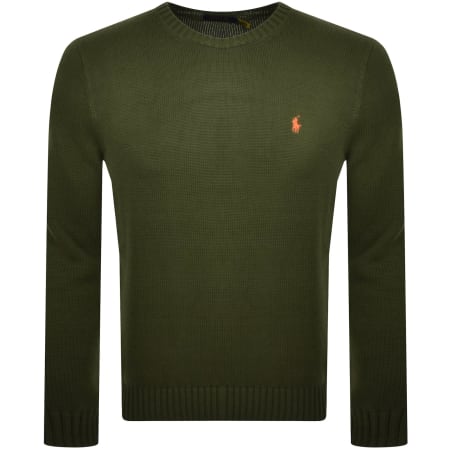 洋服通販 - 新作アイテムを Jumper Knit Neck Crew Driver Lauren Ralph Green Mainline | トップス